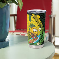 Hawaii Surfing Mango Tumbler Cup Manako Polynesian Fish Hook LT14 - Polynesian Pride