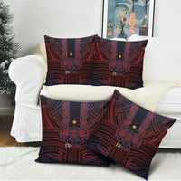 Filipino Barong Tagalog Inspired Pillow Cover Mabuhay Philippines Festival Polynesian Pattern LT14 - Polynesian Pride