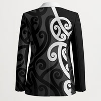 Lil Pakeha Lil Maori New Zealand Blazer Kiwi Proud Mangopare Pattern LT14 - Polynesian Pride