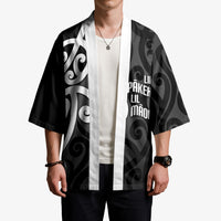 Lil Pakeha Lil Maori New Zealand Kimono Kiwi Proud Mangopare Pattern LT14 - Polynesian Pride