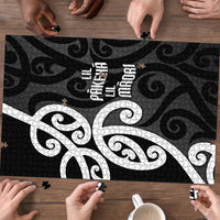 Lil Pakeha Lil Maori New Zealand Puzzle Kiwi Proud Mangopare Pattern LT14 - Polynesian Pride