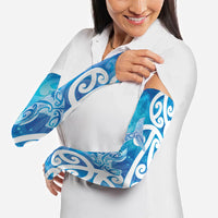 Hammerhead Shark Tattoo New Zealand Arm Sleeves Maori Galaxy Mangopare Pattern LT14 - Polynesian Pride