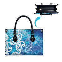 Hammerhead Shark Tattoo New Zealand Leather Bag Maori Galaxy Mangopare Pattern LT14 - Polynesian Pride