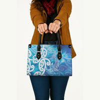 Hammerhead Shark Tattoo New Zealand Leather Bag Maori Galaxy Mangopare Pattern LT14 - Polynesian Pride