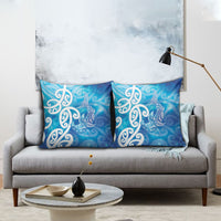 Hammerhead Shark Tattoo New Zealand Pillow Cover Maori Galaxy Mangopare Pattern LT14 - Polynesian Pride