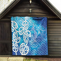 Hammerhead Shark Tattoo New Zealand Quilt Maori Galaxy Mangopare Pattern LT14 - Polynesian Pride