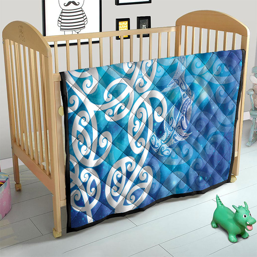 Hammerhead Shark Tattoo New Zealand Quilt Maori Galaxy Mangopare Pattern LT14 - Polynesian Pride