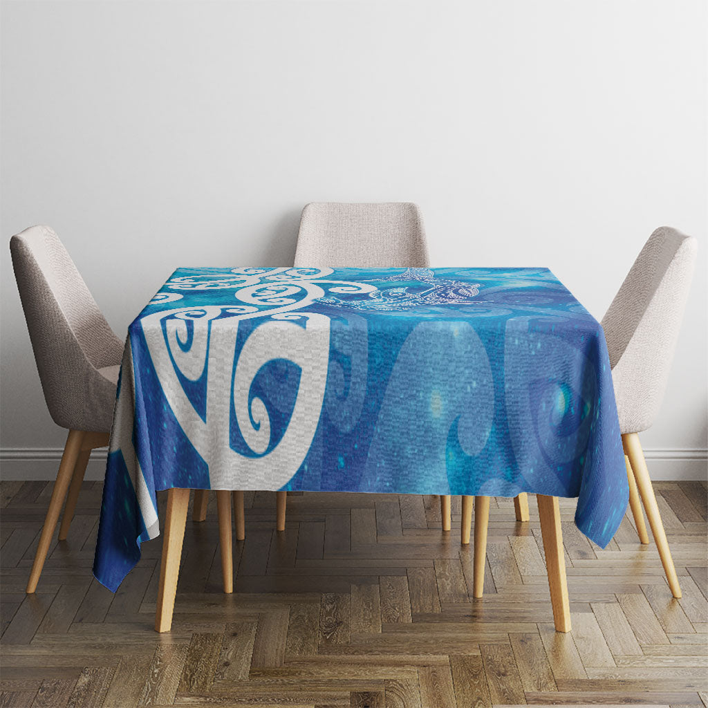 Hammerhead Shark Tattoo New Zealand Tablecloth Maori Galaxy Mangopare Pattern LT14 - Polynesian Pride