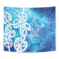 Hammerhead Shark Tattoo New Zealand Tapestry Maori Galaxy Mangopare Pattern LT14 - Polynesian Pride