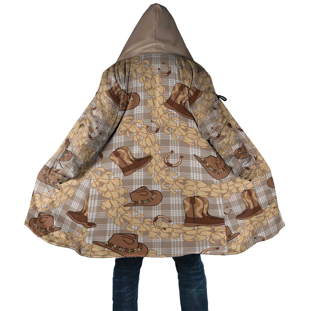 Khaki Palaka Hawaii Cowboy Cloak Puakenikeni Lei Paniolo Papale Seamless Vibes LT14 Unisex Khaki - Polynesian Pride