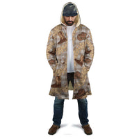 Khaki Palaka Hawaii Cowboy Cloak Puakenikeni Lei Paniolo Papale Seamless Vibes LT14 - Polynesian Pride