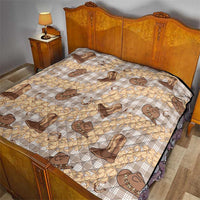 Khaki Palaka Hawaii Cowboy Quilt Puakenikeni Lei Paniolo Papale Seamless Vibes LT14 - Polynesian Pride