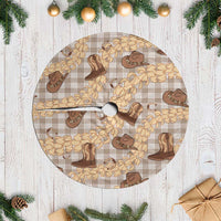 Khaki Palaka Hawaii Cowboy Tree Skirt Puakenikeni Lei Paniolo Papale Seamless Vibes LT14 Casual Khaki - Polynesian Pride