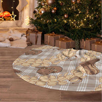 Khaki Palaka Hawaii Cowboy Tree Skirt Puakenikeni Lei Paniolo Papale Seamless Vibes LT14 - Polynesian Pride