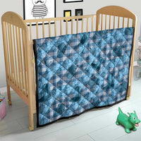 Cyan Palaka Hawaii Cowboy Quilt Puakenikeni Lei Paniolo Papale Seamless Vibes LT14 - Polynesian Pride