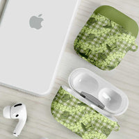 Lime Palaka Hawaii Cowboy AirPods Case Puakenikeni Lei Paniolo Papale Seamless Vibes LT14 - Polynesian Pride