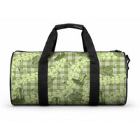 Lime Palaka Hawaii Cowboy Duffle Bag Puakenikeni Lei Paniolo Papale Seamless Vibes