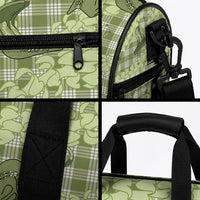Lime Palaka Hawaii Cowboy Duffle Bag Puakenikeni Lei Paniolo Papale Seamless Vibes