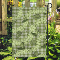 Lime Palaka Hawaii Cowboy Garden Flag Puakenikeni Lei Paniolo Papale Seamless Vibes LT14 Garden Flag Lime - Polynesian Pride