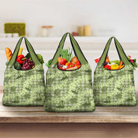 Lime Palaka Hawaii Cowboy Grocery Bag Puakenikeni Lei Paniolo Papale Seamless Vibes LT14 3-pack One Size Lime - Polynesian Pride