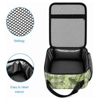 Lime Palaka Hawaii Cowboy Lunch Bag Puakenikeni Lei Paniolo Papale Seamless Vibes