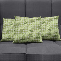 Lime Palaka Hawaii Cowboy Pillow Cover Puakenikeni Lei Paniolo Papale Seamless Vibes LT14 - Polynesian Pride