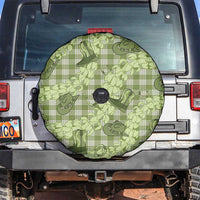 Lime Palaka Hawaii Cowboy Spare Tire Cover Puakenikeni Lei Paniolo Papale Seamless Vibes LT14 Lime - Polynesian Pride