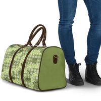 Lime Palaka Hawaii Cowboy Travel Bag Puakenikeni Lei Paniolo Papale Seamless Vibes LT14 - Polynesian Pride