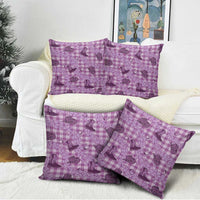 Purple Palaka Hawaii Cowboy Pillow Cover Puakenikeni Lei Paniolo Papale Seamless Vibes LT14 - Polynesian Pride