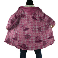 Pink Palaka Hawaii Cowboy Cloak Puakenikeni Lei Paniolo Papale Seamless Vibes LT14 - Polynesian Pride