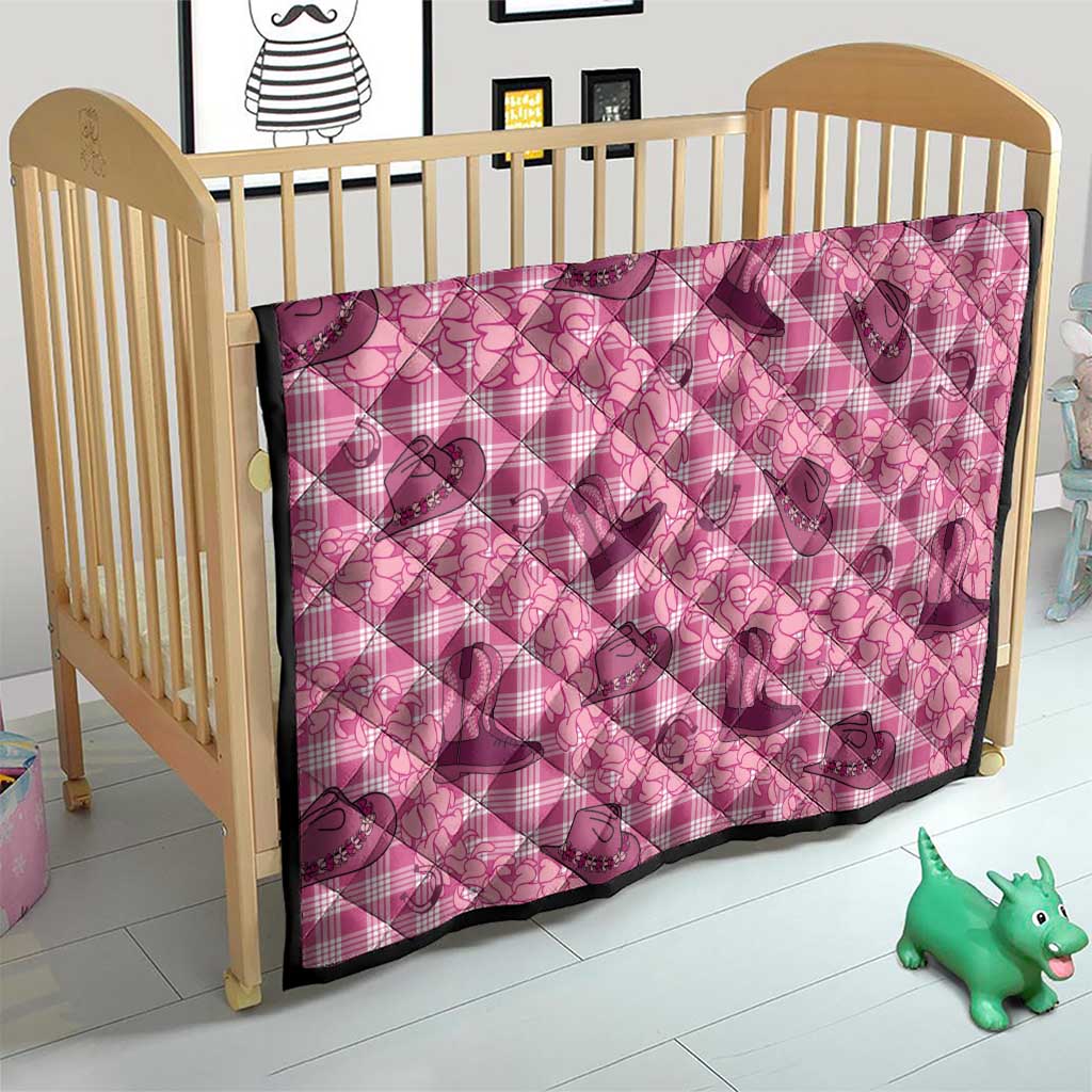 Pink Palaka Hawaii Cowboy Quilt Puakenikeni Lei Paniolo Papale Seamless Vibes LT14 - Polynesian Pride