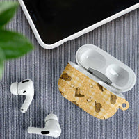 Yellow Palaka Hawaii Cowboy AirPods Case Puakenikeni Lei Paniolo Papale Seamless Vibes LT14 - Polynesian Pride