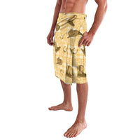 Yellow Palaka Hawaii Cowboy Lavalava Puakenikeni Lei Paniolo Papale Seamless Vibes LT14 - Polynesian Pride