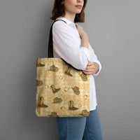 Yellow Palaka Hawaii Cowboy Tote Bag Puakenikeni Lei Paniolo Papale Seamless Vibes LT14 - Polynesian Pride
