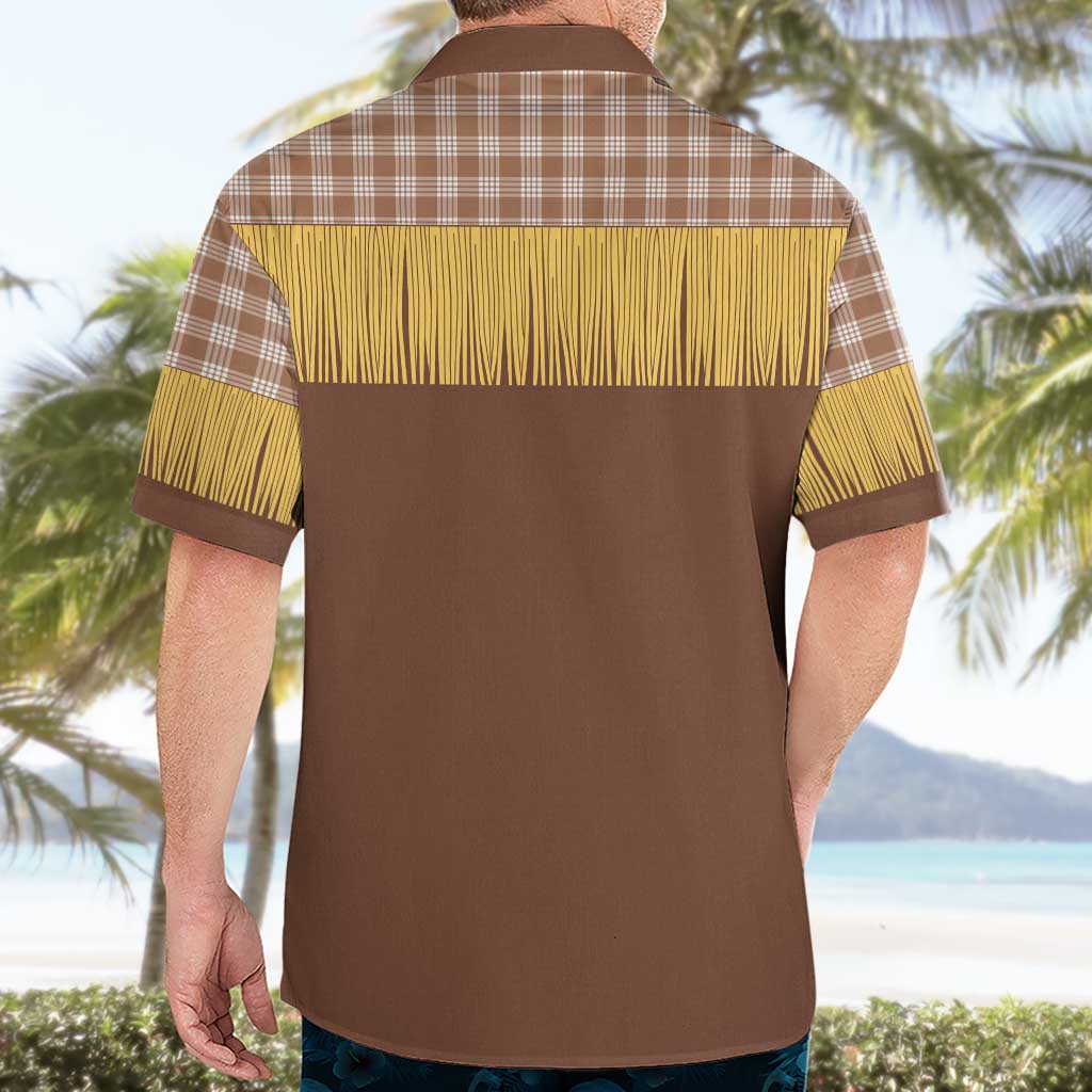 Aloha Hawaii Cowboy Custome Hawaiian Shirt Puakenikeni Lei Palaka Tassel Style LT14 - Polynesian Pride