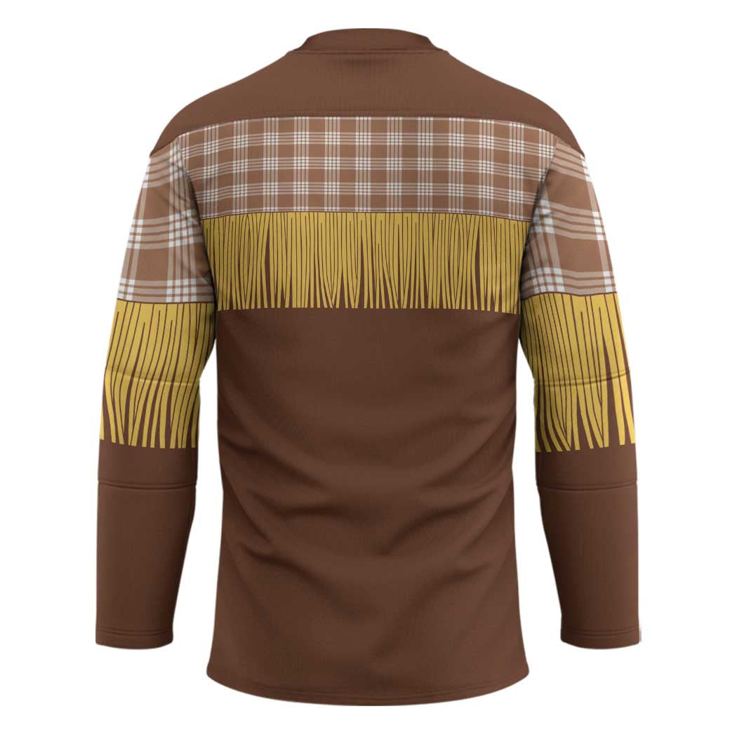 Aloha Hawaii Cowboy Custome Hockey Jersey Puakenikeni Lei Palaka Tassel Style LT14 - Polynesian Pride