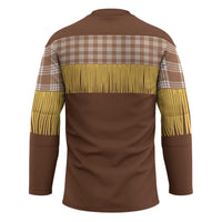 Aloha Hawaii Cowboy Custome Hockey Jersey Puakenikeni Lei Palaka Tassel Style LT14 - Polynesian Pride