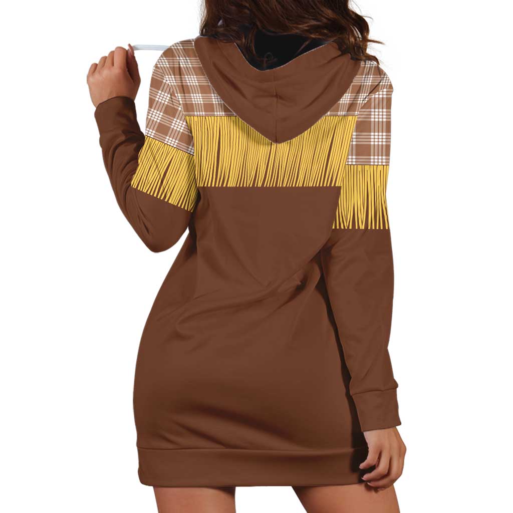 Aloha Hawaii Cowboy Custome Hoodie Dress Puakenikeni Lei Palaka Tassel Style LT14 - Polynesian Pride