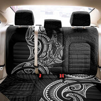 New Zealand Hammerhead Shark Back Car Seat Cover Maori Haehae Mangopare Black - Polynesian Pride