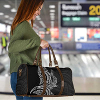 New Zealand Hammerhead Shark Travel Bag Maori Haehae Mangopare Black LT14 - Polynesian Pride