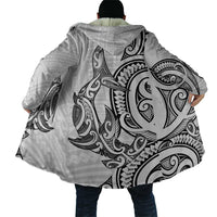 New Zealand Hammerhead Shark Cloak Maori Haehae Mangopare White - Polynesian Pride