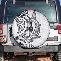 New Zealand Hammerhead Shark Spare Tire Cover Maori Haehae Mangopare White LT14 White - Polynesian Pride