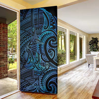 New Zealand Hammerhead Shark Door Cover Maori Haehae Mangopare Galaxy LT14 - Polynesian Pride