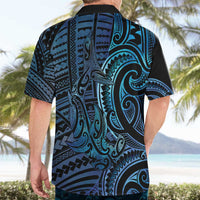 New Zealand Hammerhead Shark Hawaiian Shirt Maori Haehae Mangopare Galaxy LT14 - Polynesian Pride