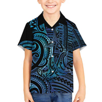 New Zealand Hammerhead Shark Hawaiian Shirt Maori Haehae Mangopare Galaxy LT14 - Polynesian Pride
