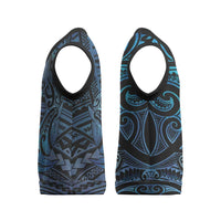 New Zealand Hammerhead Shark Christmas Knitted V-Neck Vest Maori Haehae Mangopare Galaxy LT14 - Polynesian Pride