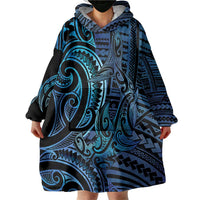 New Zealand Hammerhead Shark Wearable Blanket Hoodie Maori Haehae Mangopare Galaxy LT14 - Polynesian Pride