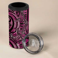 New Zealand Hammerhead Shark 4 in 1 Can Cooler Tumbler Maori Haehae Mangopare Pink LT14 - Polynesian Pride