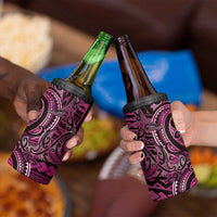 New Zealand Hammerhead Shark 4 in 1 Can Cooler Tumbler Maori Haehae Mangopare Pink LT14 - Polynesian Pride