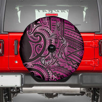 New Zealand Hammerhead Shark Spare Tire Cover Maori Haehae Mangopare Pink LT14 - Polynesian Pride